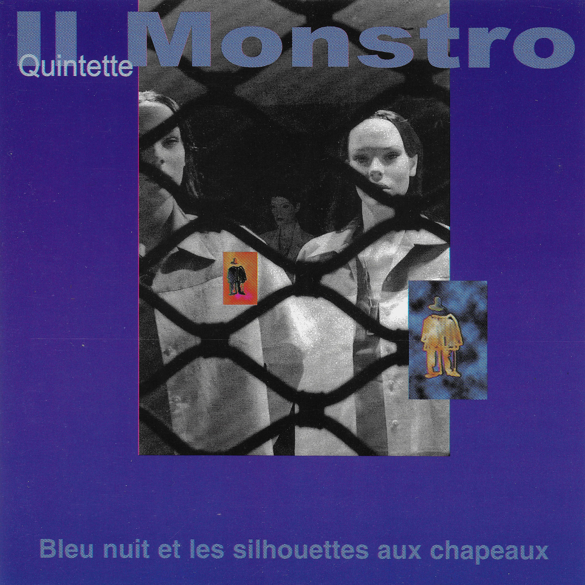 Il Monstro Bleu nuit et les silhouettes aux chapeaux